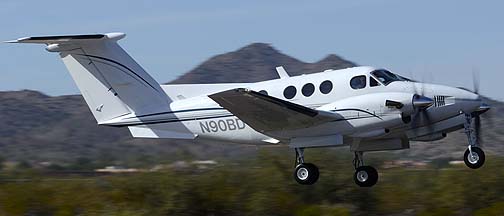 Beech F90 King Air N90BD, Copperstate Fly-in, October 26, 2013